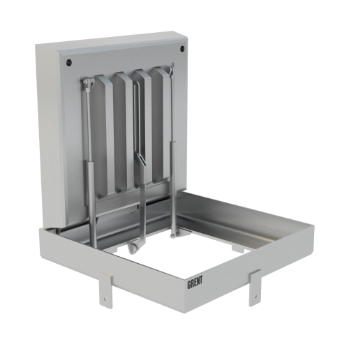 Люки скрытого монтажа с газовым упором 