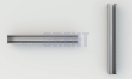 Лоток водоотводный мостовой GRENT MosT подвесной 200 торцевой