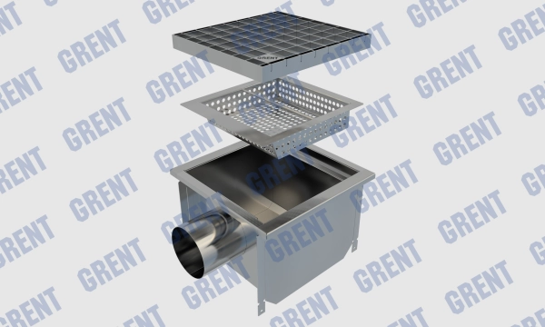 Трап GRENT KV 200. БВ. 110 (выход сбоку)