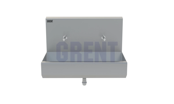 Умывальник 2-секционный подвесной GRENT-P-02