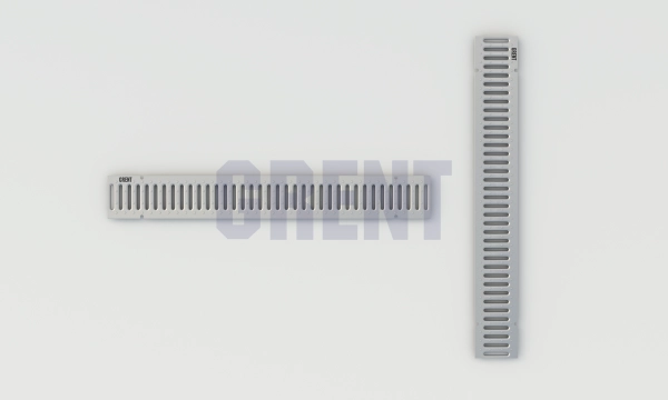 Штампованная решетка водоотводная из оцинкованной стали GRENT PlasT 100