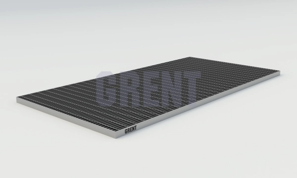 Прессованный настил из нержавеющей стали GRENT 33х11 490х990