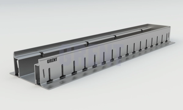 Лоток водоотводный мостовой GRENT MosT 100 торцевой