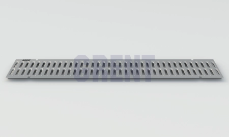 Штампованная решетка водоотводная из оцинкованной стали GRENT PlasT 150 