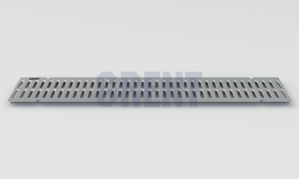 Штампованная решетка водоотводная из оцинкованной стали GRENT PlasT 150