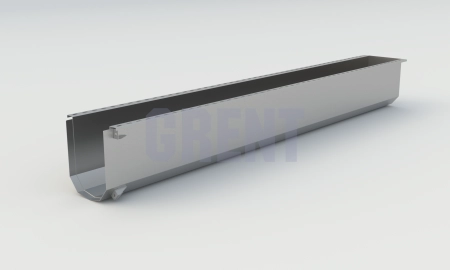 Лоток водоотводный мостовой GRENT MosT подвесной 200 торцевой