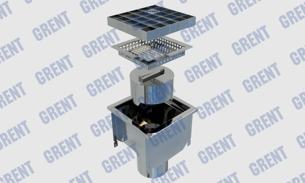 Трап GRENT KV 200. ВВ. 110  (выход снизу)