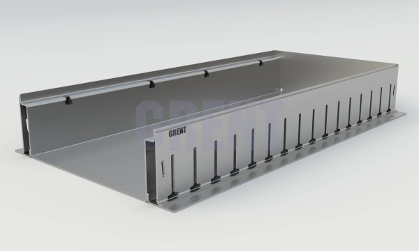 Лоток водоотводный мостовой GRENT MosT 400 торцевой