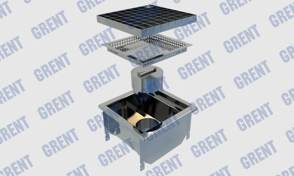 Трап GRENT KV 300. ВВ. 110  (выход снизу)