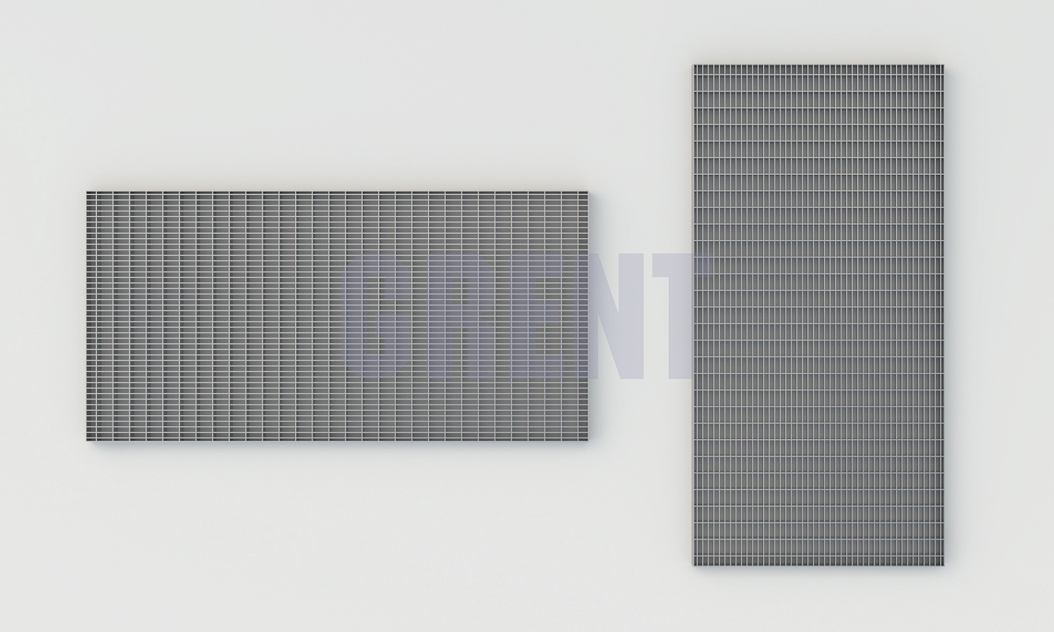 Прессованный настил из нержавеющей стали GRENT 33х11 500х1000