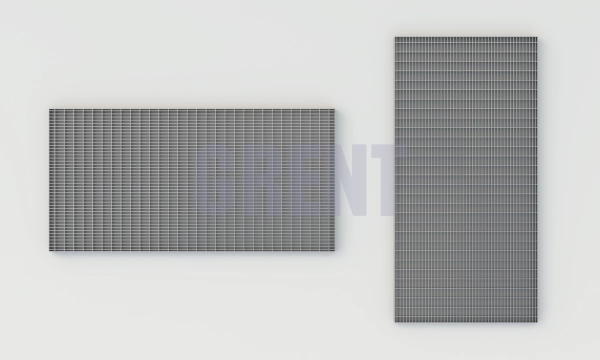 Прессованный настил из нержавеющей стали GRENT 33х11 500х1000