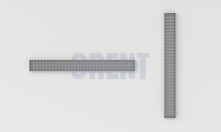 Решетка ячеистая из нержавеющей стали GRENT S 120 ПС 