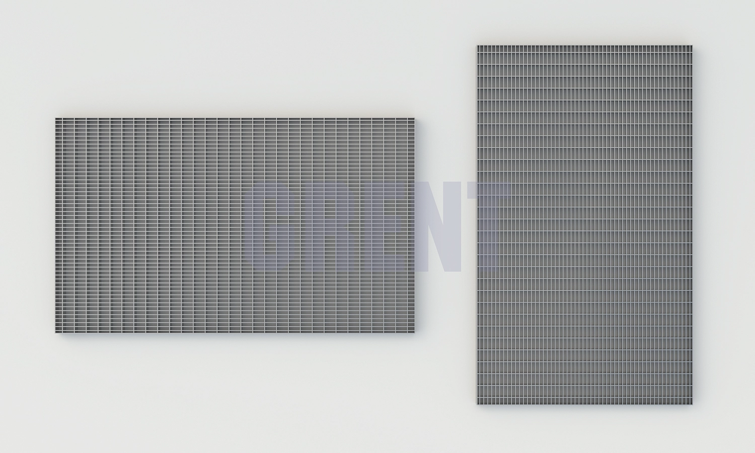 Прессованный настил из нержавеющей стали GRENT 33х11 600х1000