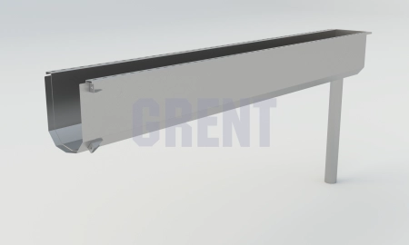 Лоток водоотводный мостовой GRENT MosT подвесной 200 выпускной торцевой