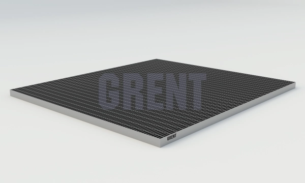 Прессованный настил из нержавеющей стали GRENT 33х11 900х1000